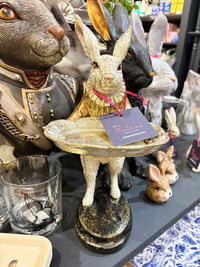 White Rabbit Card Holder / Sweet Tray Ornament