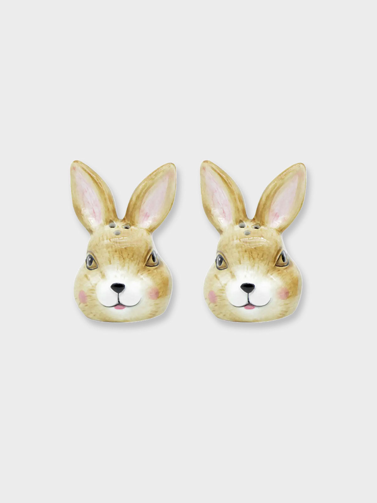 Rabbit Head Salt and Pepper Shaker Pots