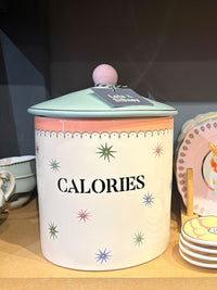 Yvonne Ellen Ceramic Storage / Biscuit Jar - Calories