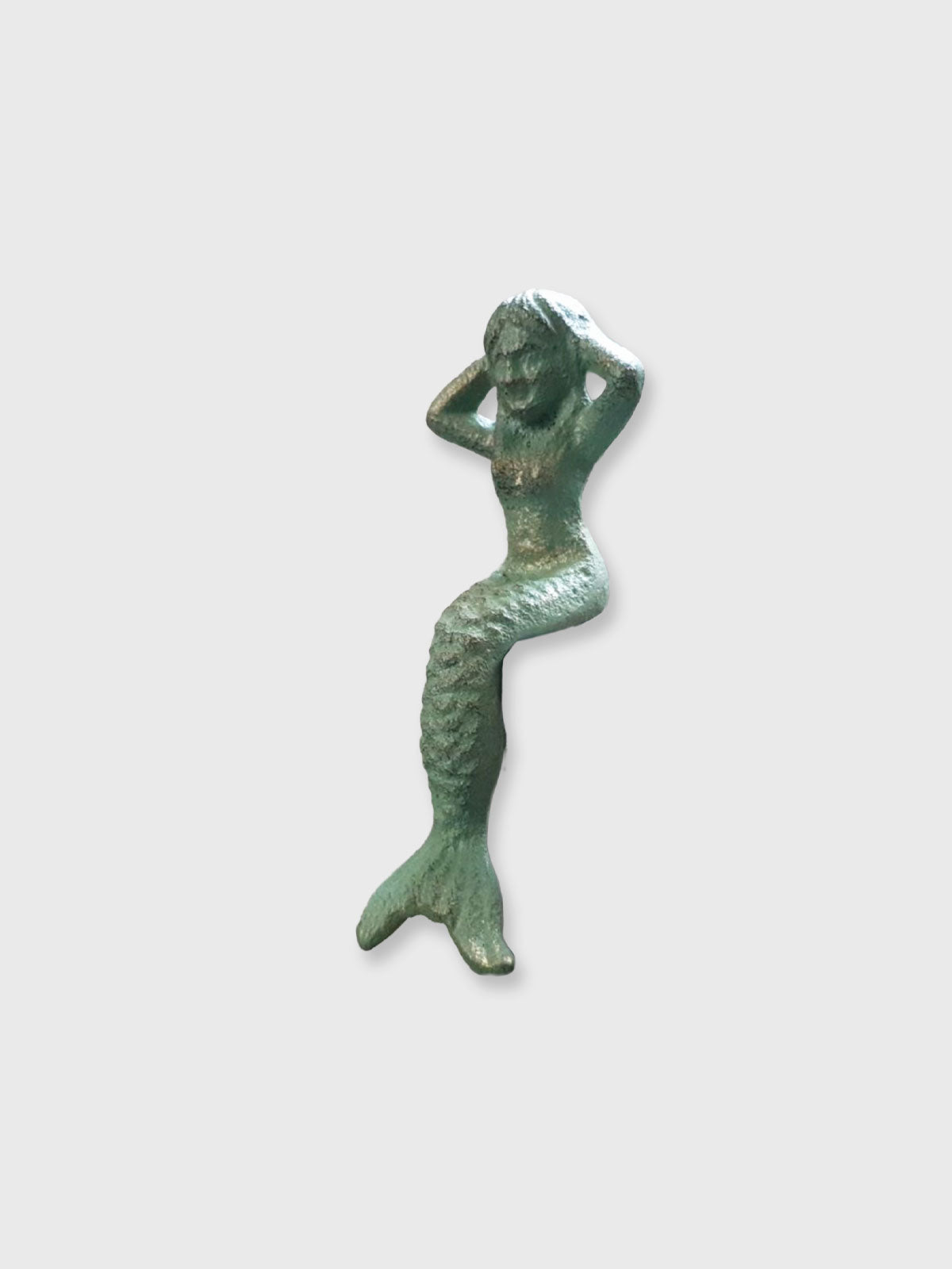 Mermaid Figure - Cast Iron Verdigris