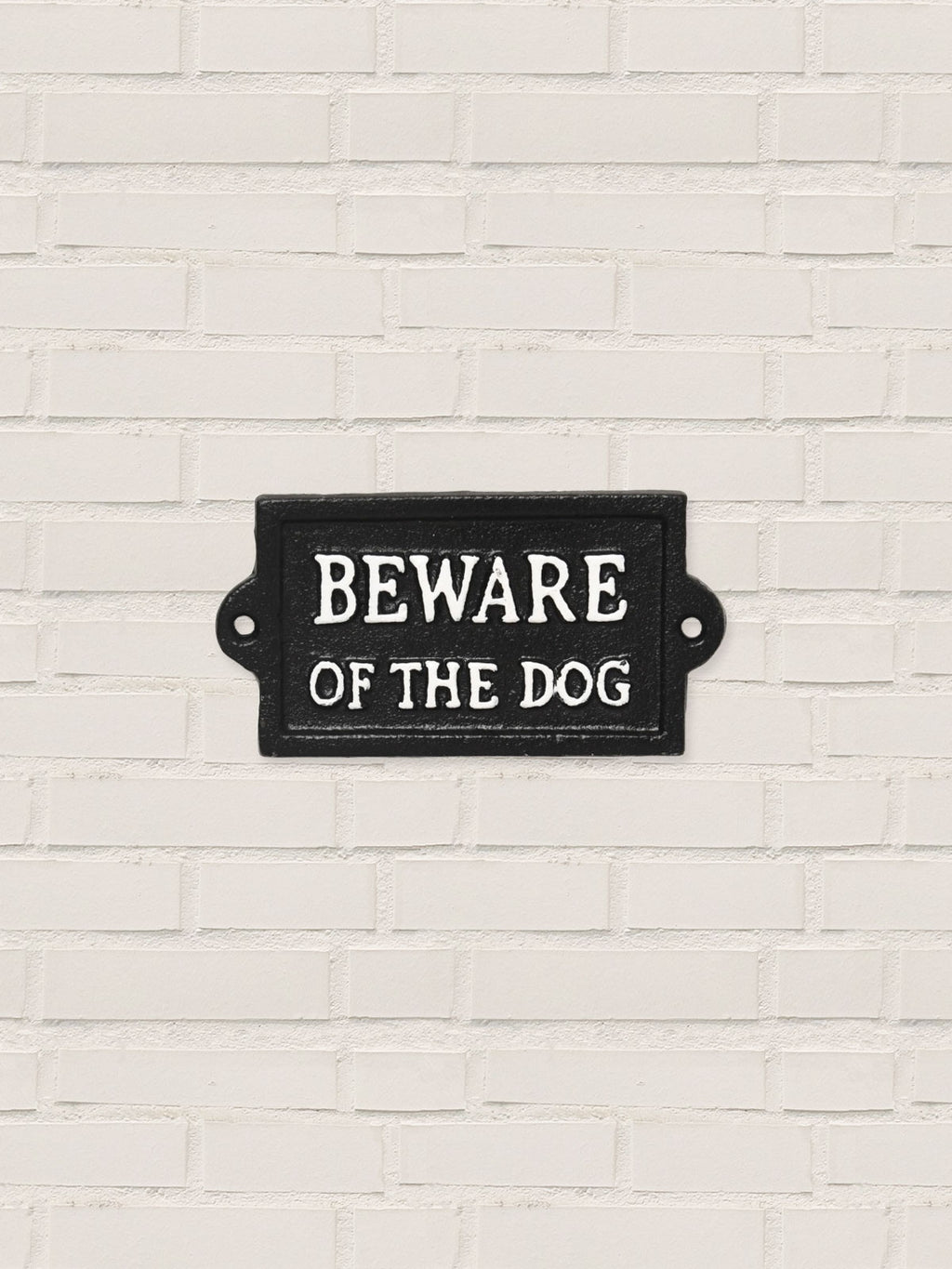 Beware Of The Dog - Cast Iron Sign