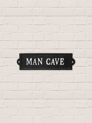 Man Cave - Cast Iron Sign