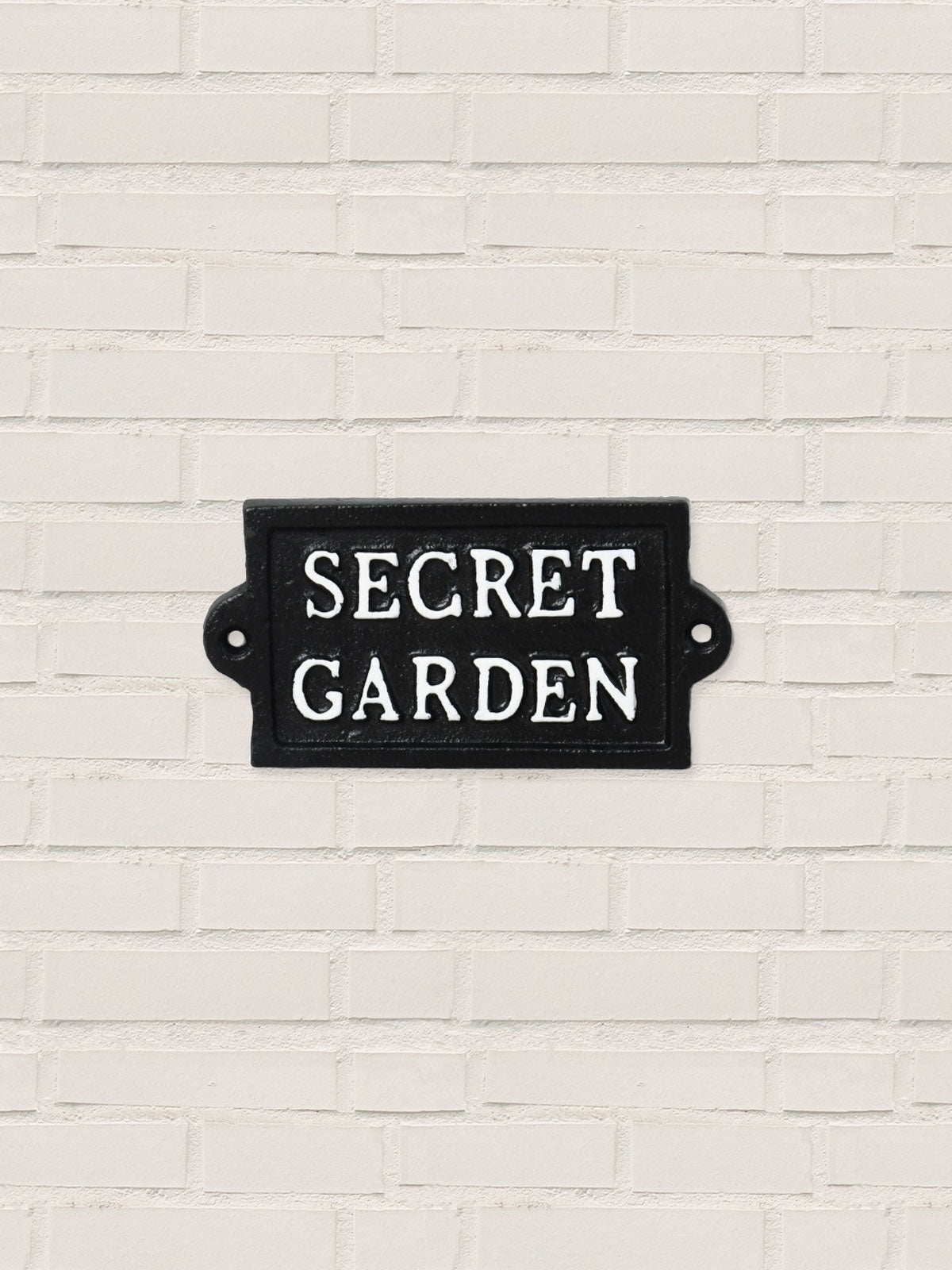 Secret Garden - Cast Iron Sign