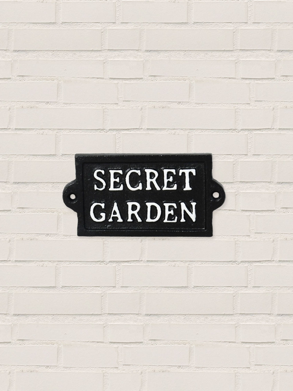 Secret Garden - Cast Iron Sign