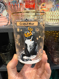 Yvonne Ellen Hi Ball Glass - Cat