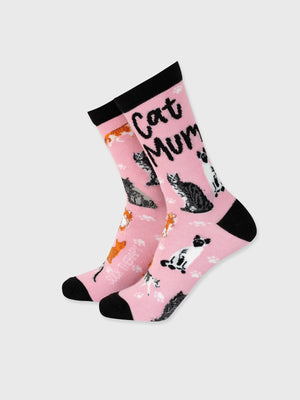 Cat Mum - Women's Bamboo Socks