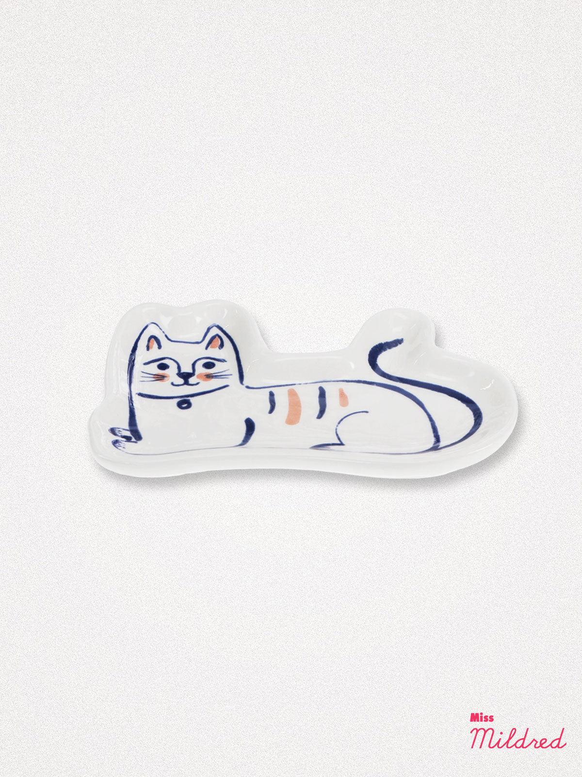 Ceramic Cat Design Trinket Dish