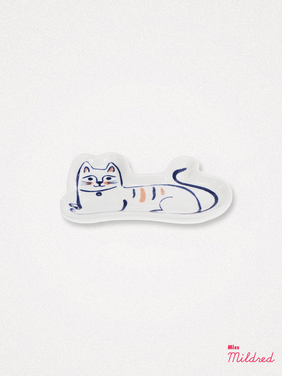 Ceramic Cat Design Trinket Dish