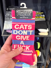 Gumball Poodle - Cats Don't Give A Fuck Socks