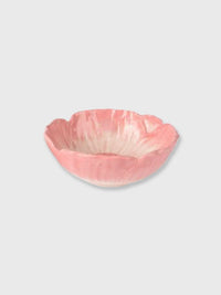 Pink Poppy Head Ceramic Pinch Bowl - 12cm
