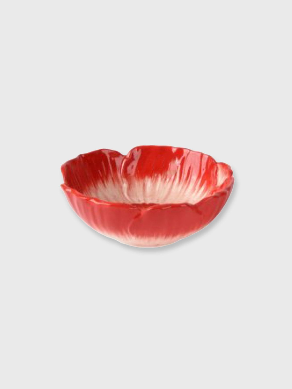 Red Poppy Head Ceramic Pinch Bowl - 12cm
