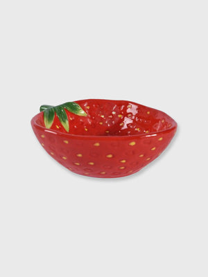 Strawberry Shaped Ceramic Bowl