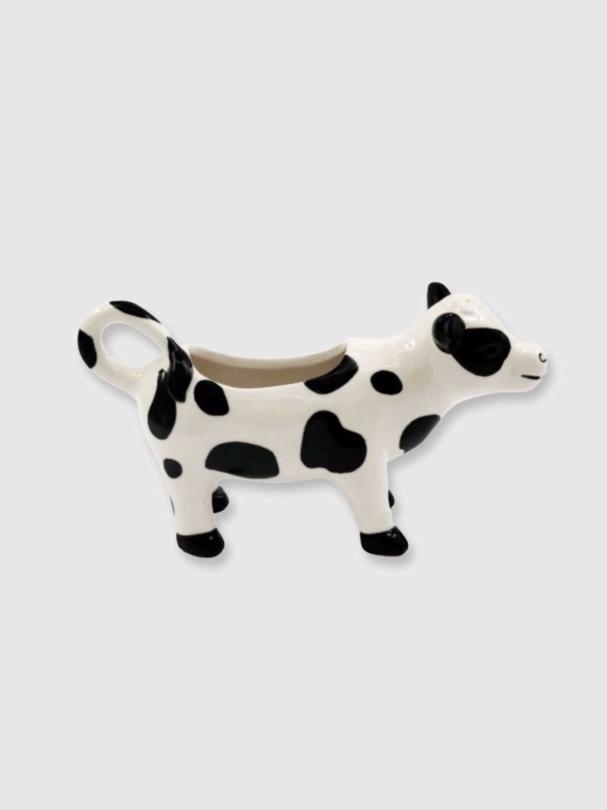 Black & White Cow Shaped Ceramic Milk Jug