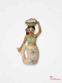 Mermaid Siren Bud Vase - 20.4cm