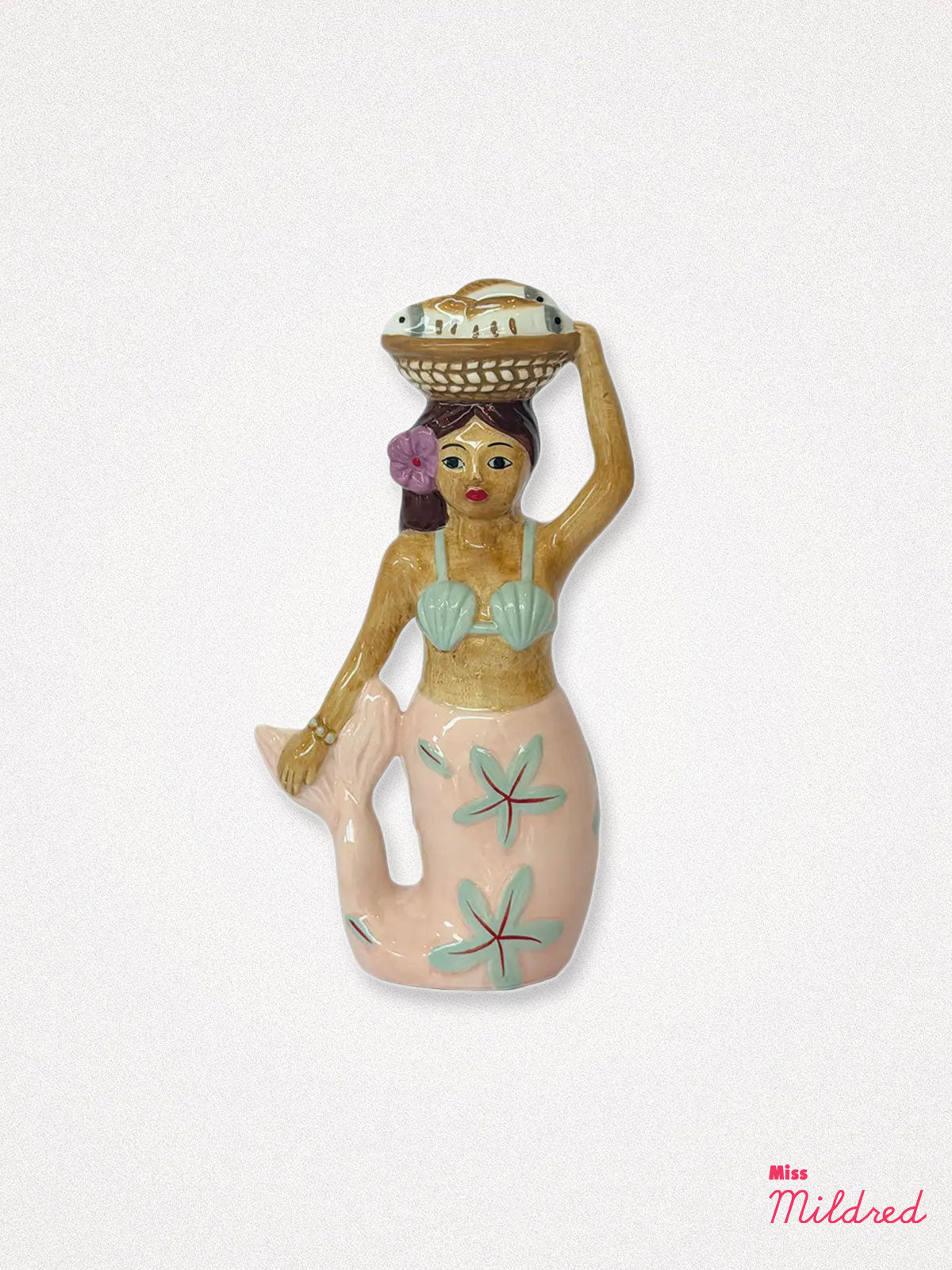 Mermaid Siren Bud Vase - 20.4cm