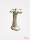 Palm Tree Shaped Candle Holder - Cream