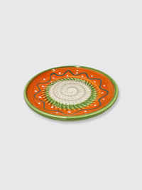 Traditional Spanish Ceramic Garlic Grater - Green