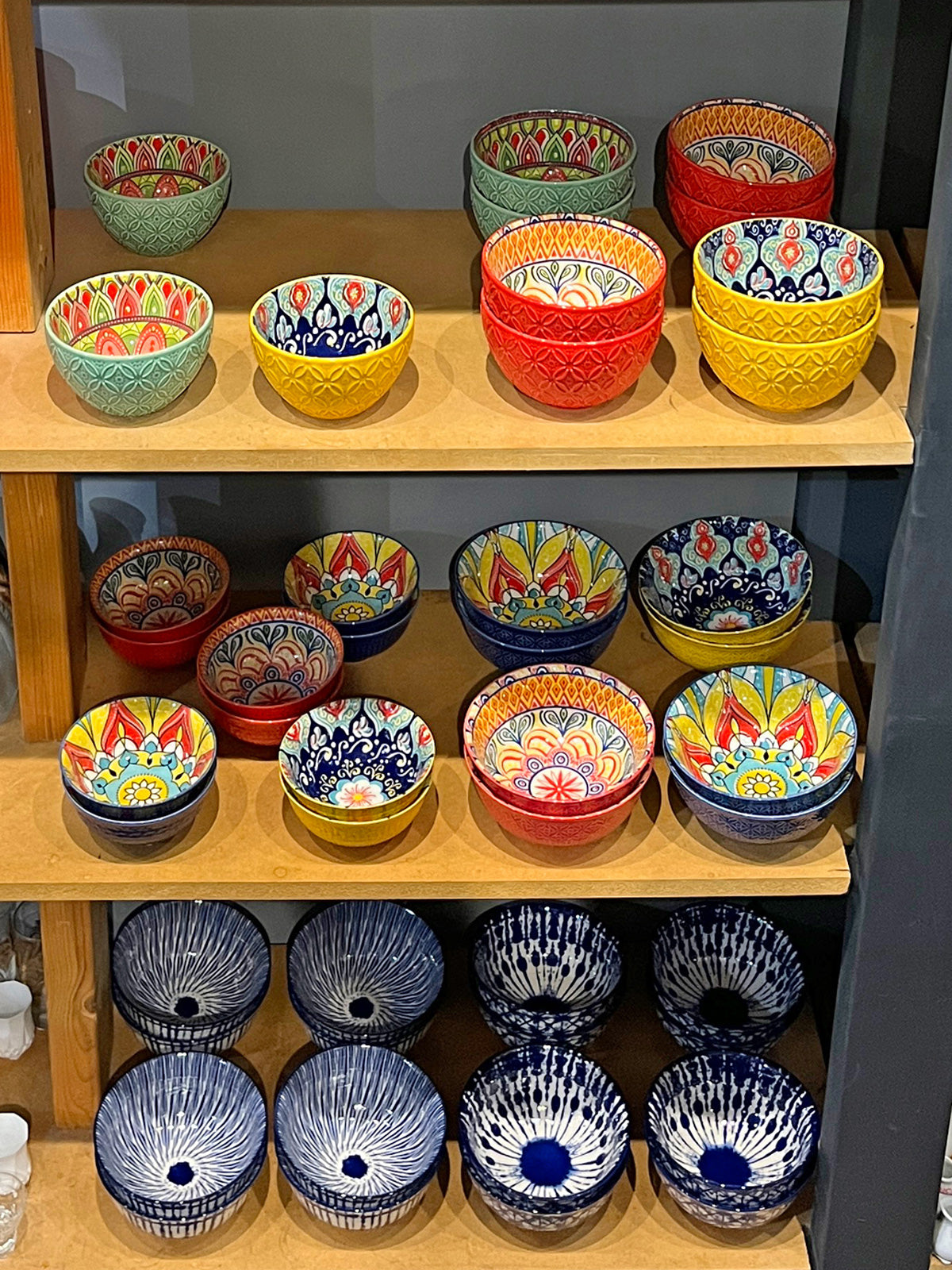 Ceramic Blue and White Bowl 15cm