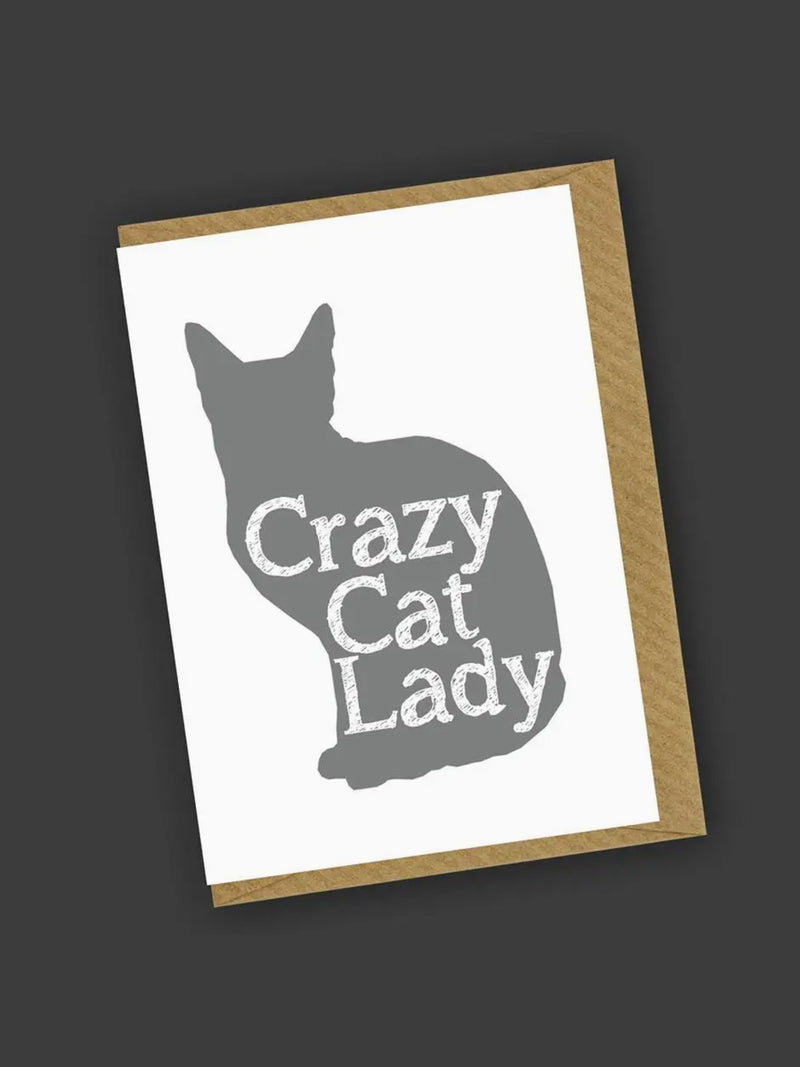 Charlotte Clark Greeting Card - Crazy Cat Lady