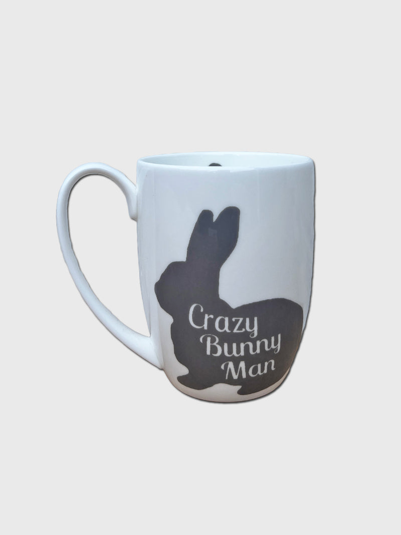 Crazy Bunny Man Mug