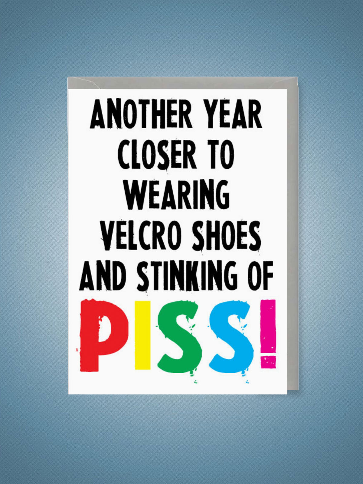 Greeting Card - Velcro Shoes & Stinking