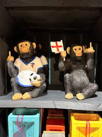 Up Yours Finger Monkey England Flag - Medium