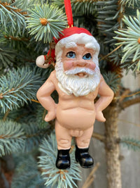 Christmas Decoration - Naughty Naked Santa