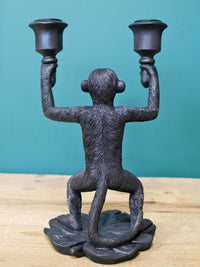 Monkey Candlestick Holder