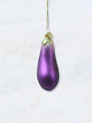 Christmas Decoration - Aubergine Eggplant