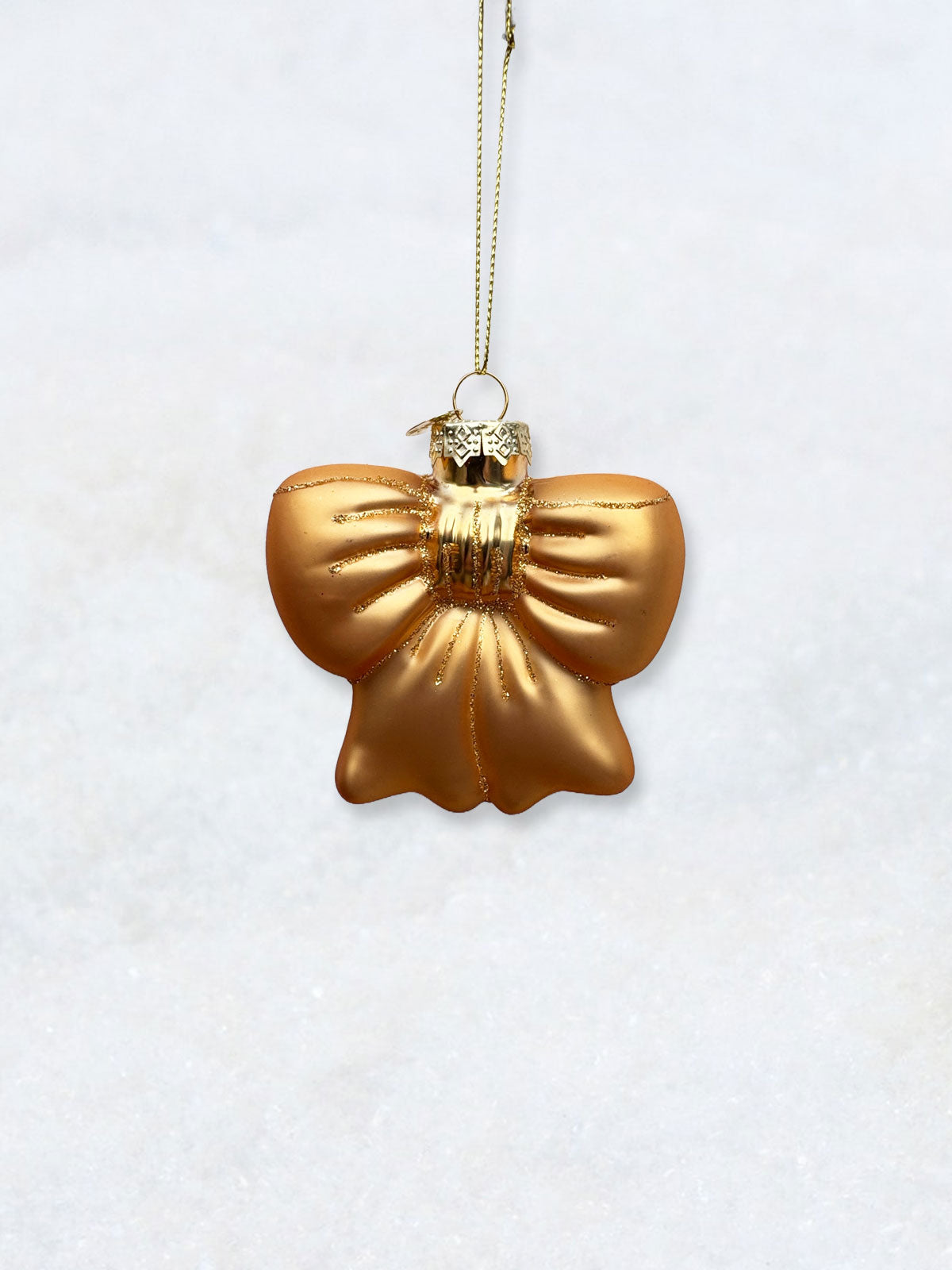 Christmas Decoration - Gold Bow