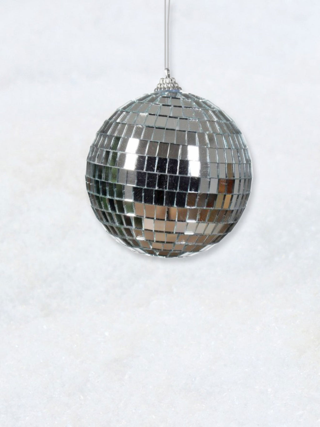 Christmas Decoration - Silver Disco Ball 10cm