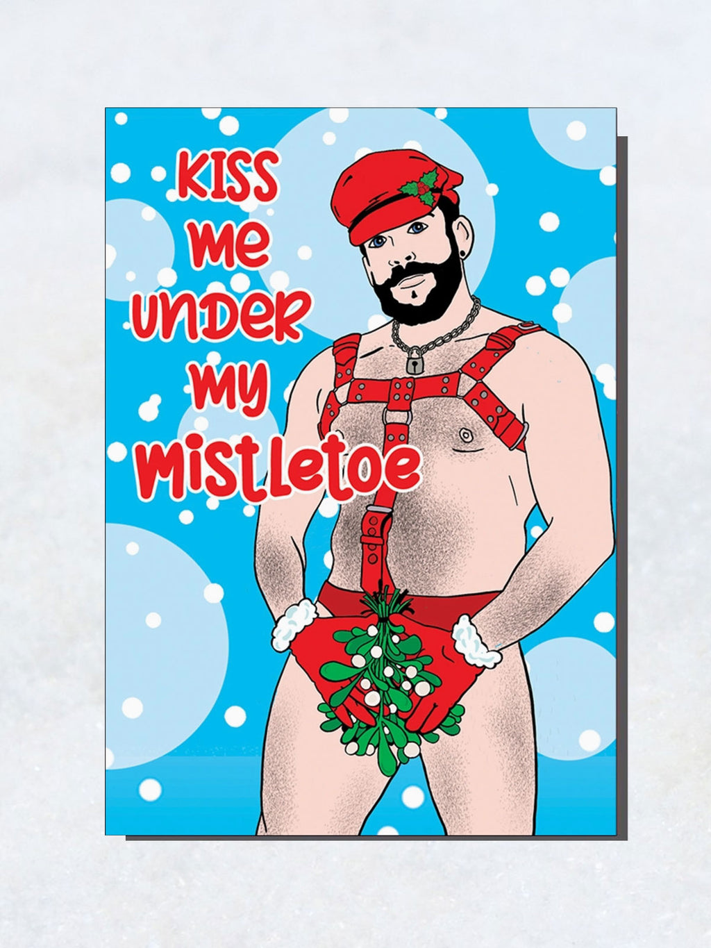 Greeting Card - Kiss Me Under My Mistletoe