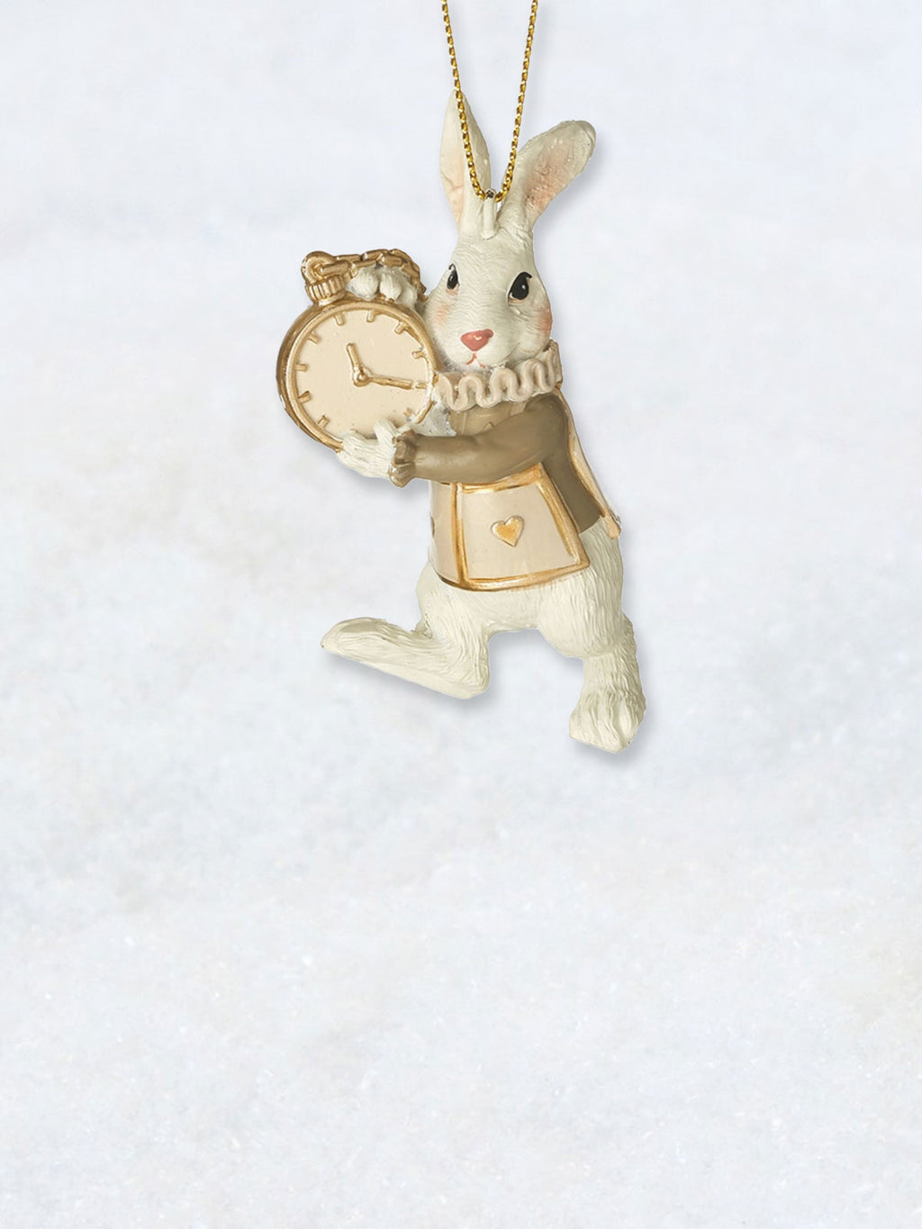 Christmas Decoration - Alice White Rabbit Heart