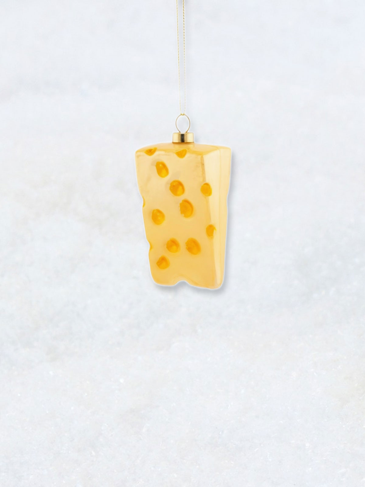 Christmas Decoration Wedge of Swiss Cheese