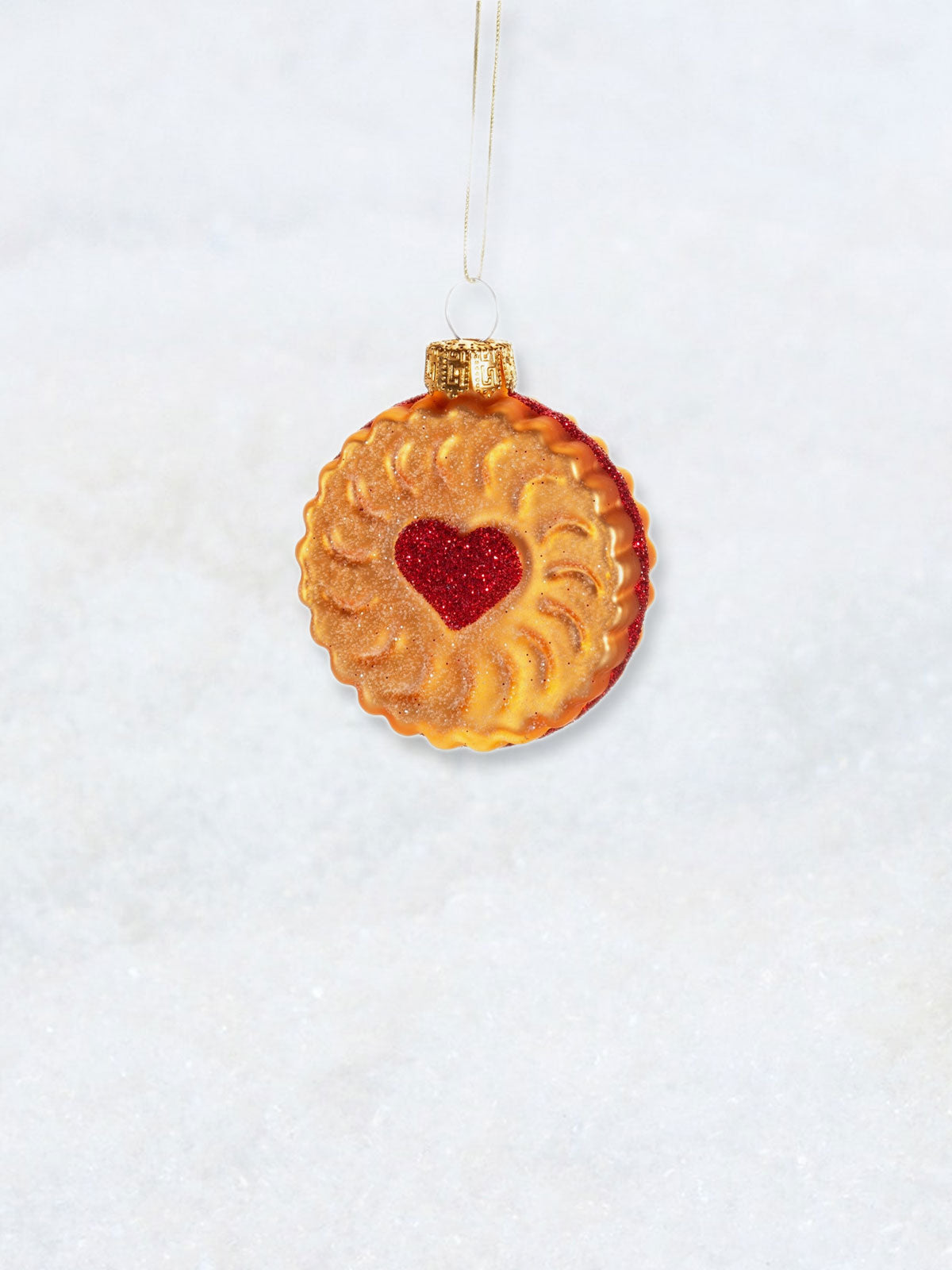 Christmas Decoration Jammie Heart Biscuit