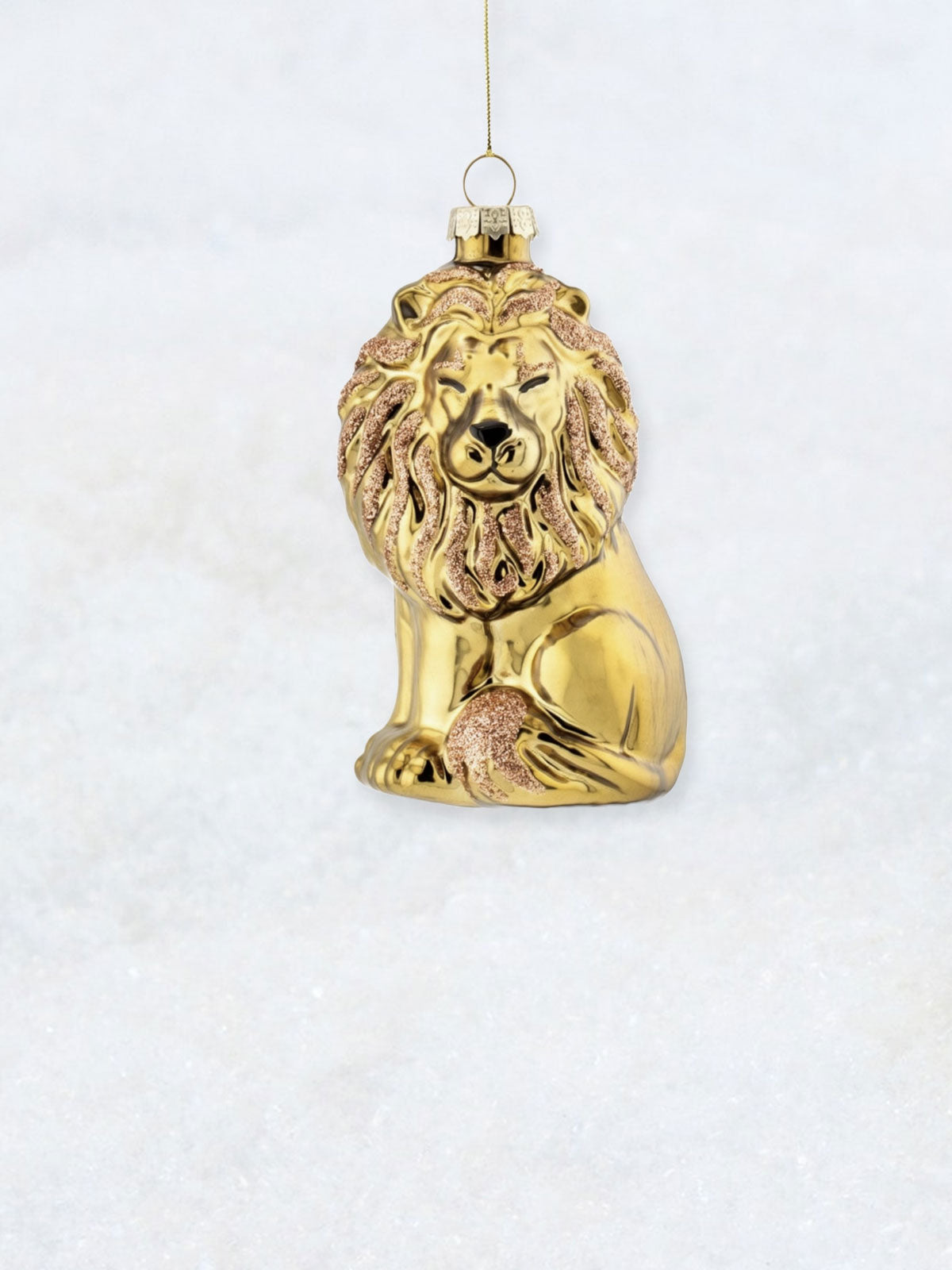 Christmas Decoration Gold Lion