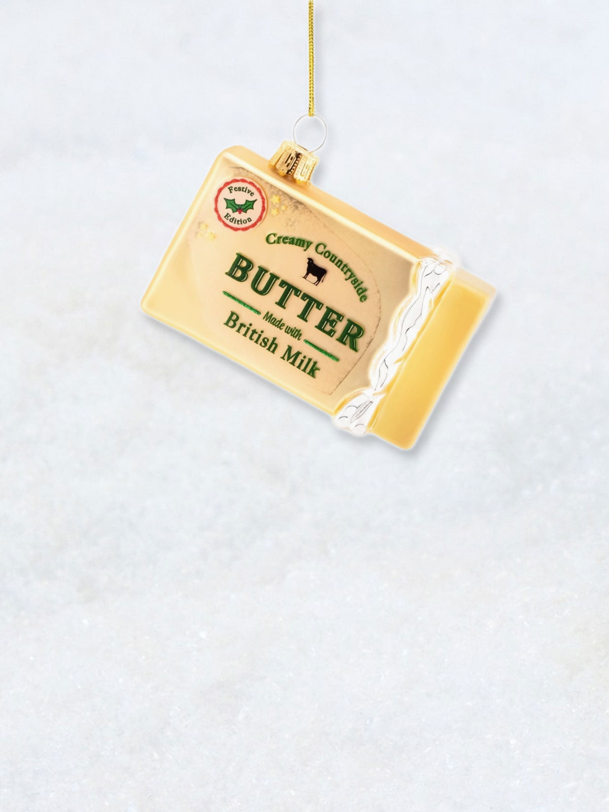 Christmas Decoration Packet of Butter