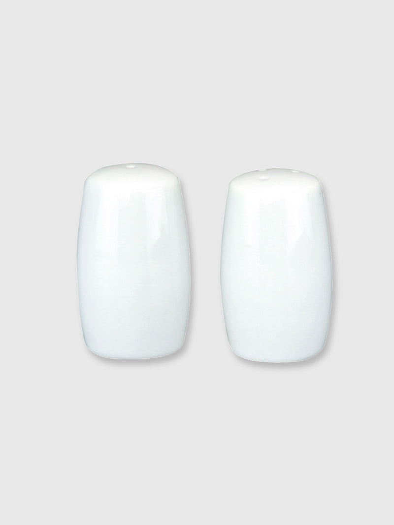 Ceramic Salt & Pepper Shakers - White
