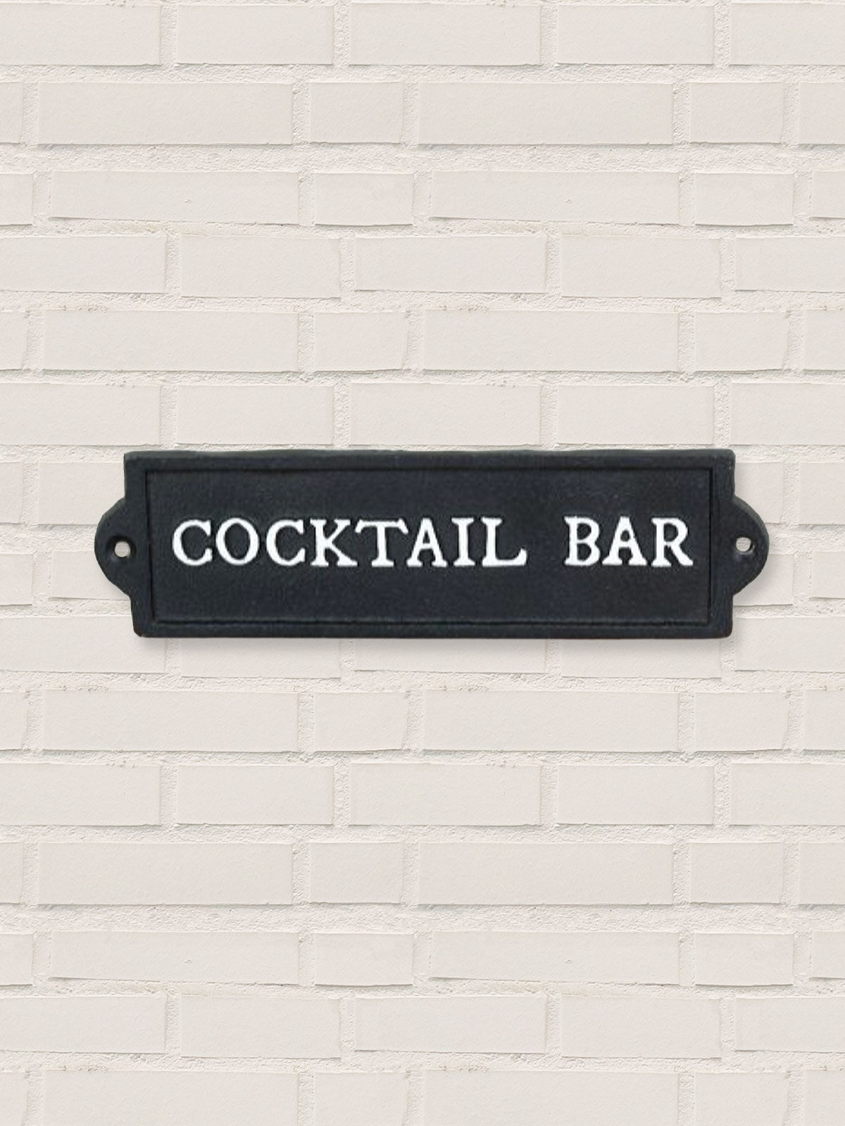 Cocktail Bar - Cast Iron Sign