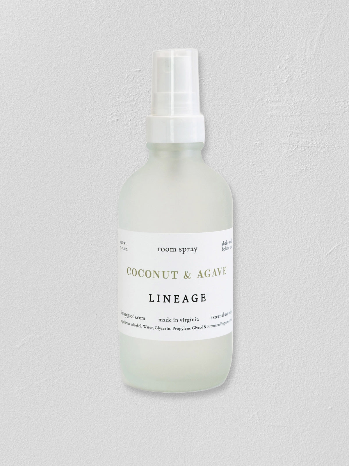 LINEAGE - Coconut & Agave Room Spray