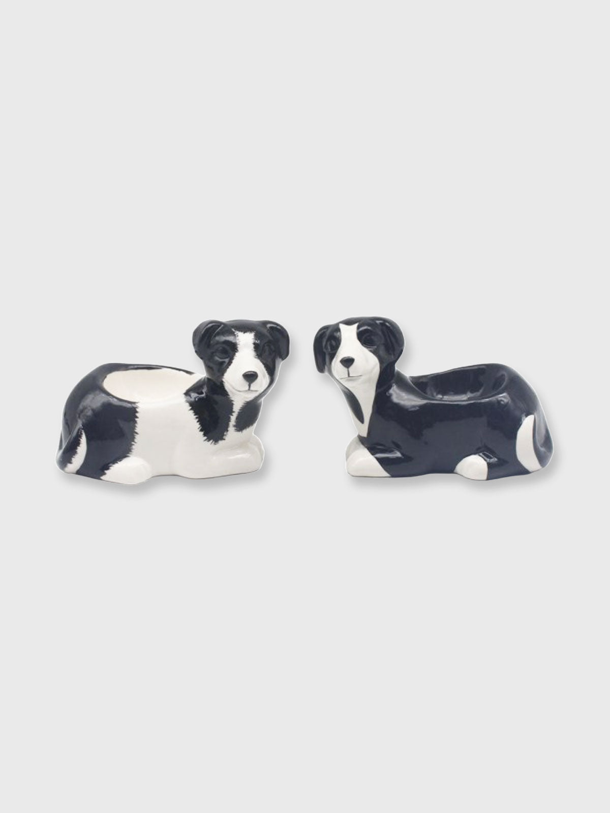 Ceramic Collie Dog Egg Cups