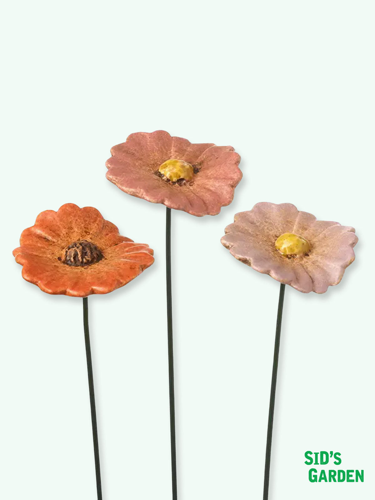 Colourful Garden Ceramic Flower Stake - 30cm