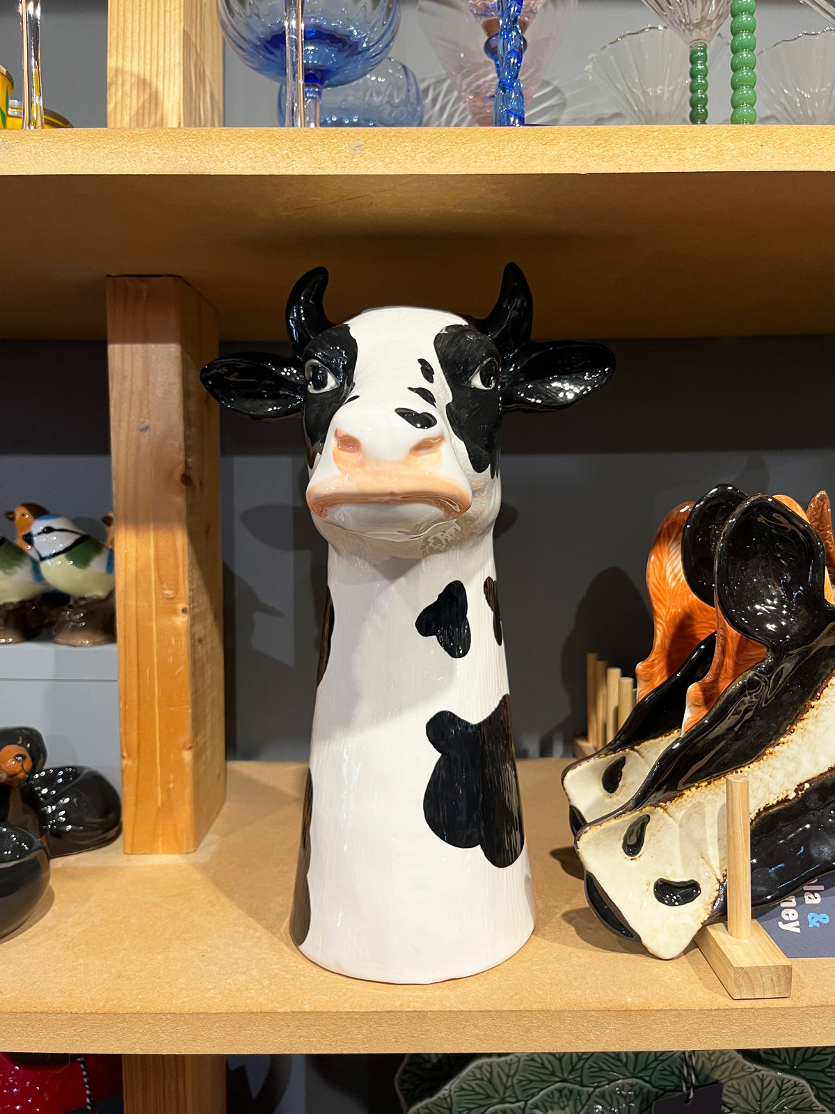 Cow Head Ceramic Vase - 32cm