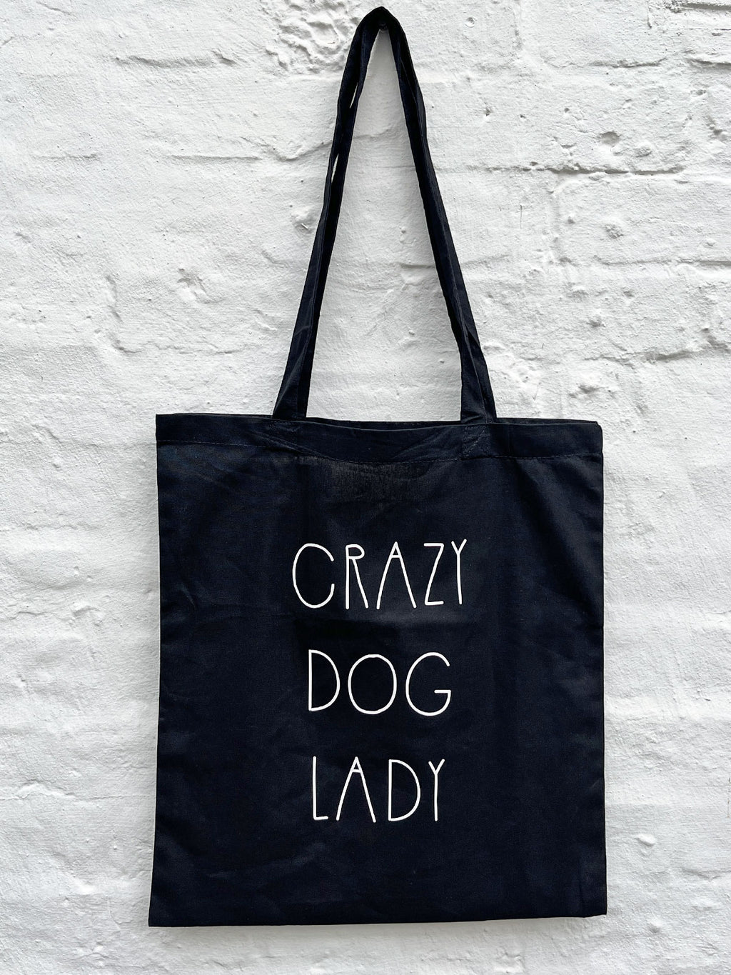 Crazy Dog Lady - Tote Bag - Black