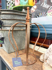 Wrought Iron Garden Royal Crown Decoration - 33cm