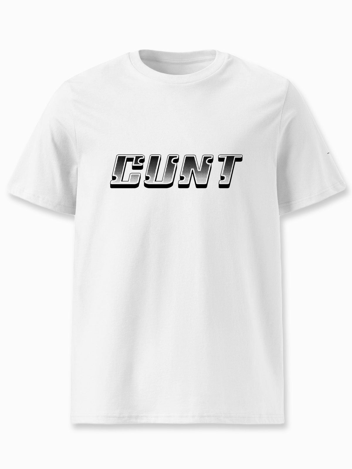 Cunt Slogan T-Shirt - White