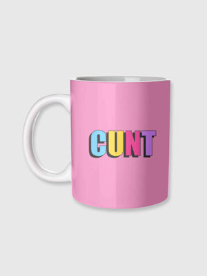 Cup / Mug - Cunt Logo - Bold Pink