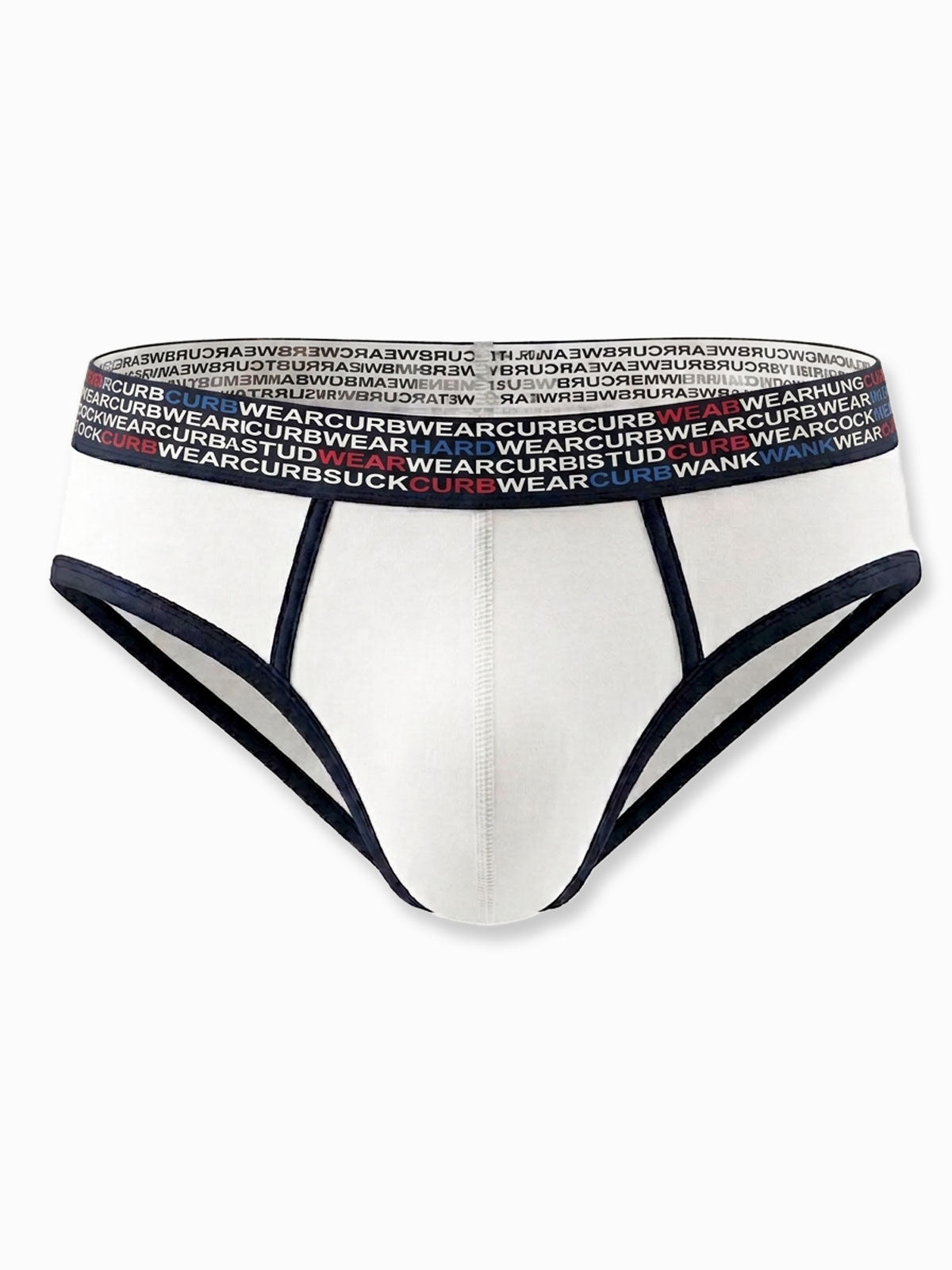 Curbwear Double Take Men's Underwear Brief - White