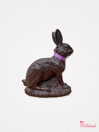 Dark Chocolate Rabbit Figure