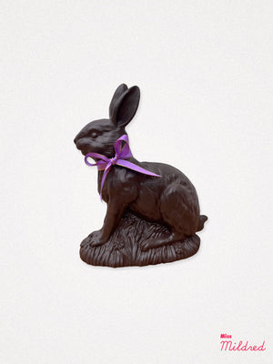 Dark Chocolate Rabbit Figure
